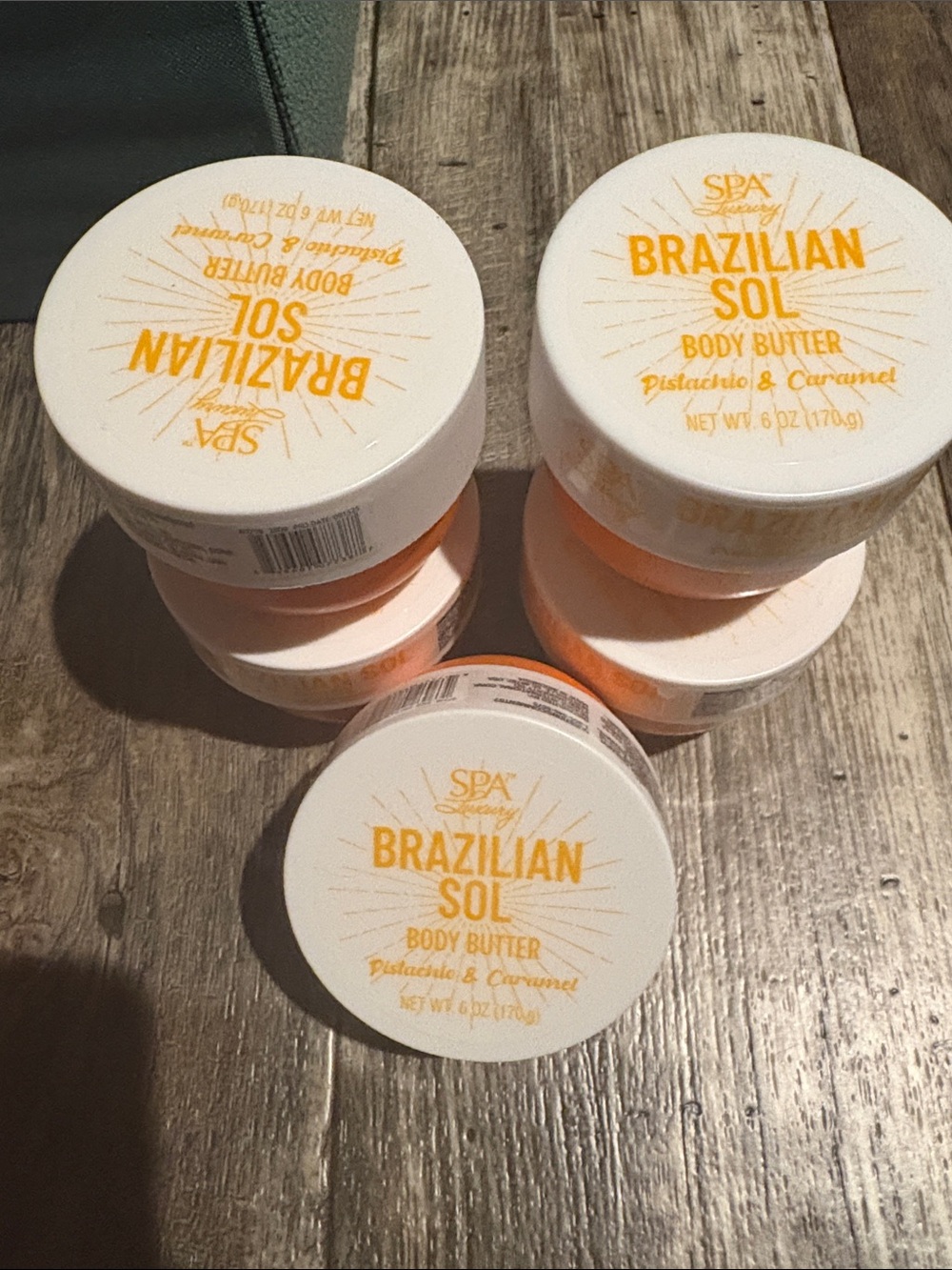 Lot of 5 Spa Luxury Brazilian Sol Body Butter